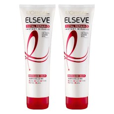 로레알파리 엘세브 토탈 리페어 5 인스턴트 미라클 헤어팩, 280ml, 2개