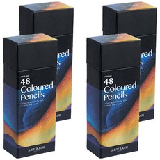 Dong-A PMS 專家用高級色鉛筆, 4個, 48色