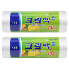 크린랩 크린롤백 25cm x 40cm, 500개입, 2개