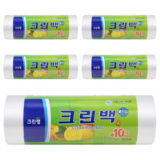크린랩 크린롤백 25cm x 40cm, 500개입, 5개