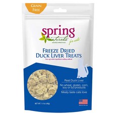 spring 曙光 全齡貓 無穀凍乾生食點心, 鴨肝, 40g, 1包