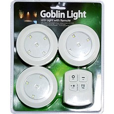 Goblin LED燈 3入 + 遙控器, 混合色