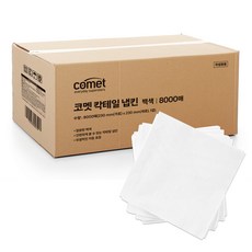 comet 雞尾酒餐巾紙, 白色, 1個, 8000件