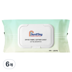 SwellDay 烘衣機用衣物柔軟紙 酷涼薄荷 正品, 80入, 6個