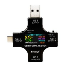 BEEZAP Type-C USB 3.0 電壓電流彩色測試儀, 1個