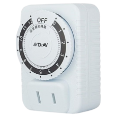Dr.AV 聖岡科技 太簡單節能定時器 7.5 x 5 x 6cm 70g JR-1212, 1個