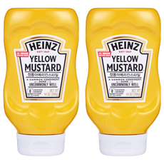 하인즈 옐로우 머스타드, 396g, 2개