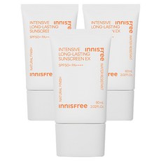 이니스프리 인텐시브 롱래스팅 선스크린 EX SPF50+ PA++++, 60ml, 3개