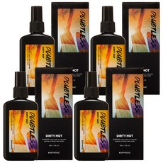 바디홀릭 다우트리스 라인 바디미스트 더티 핫, 100ml, 4개
