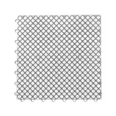 新生活家 波浪浴室排水墊, 灰色, 12個