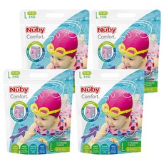 Nuby 游泳褲型尿布 女童, L, 12片