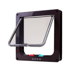 寵物活動門, 雙向, L, 黑色, 1個