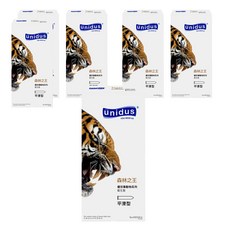 unidus 動物系列衛生套 森林之王平滑型, 12入, 6盒