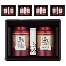 CAOLY TEA 茗窖茶莊 好事成雙茶葉禮盒, 鐵觀音20g + 普洱茶20g, 5盒