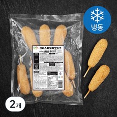 자연도씨 크리스피 모짜 핫도그 (냉동), 80g, 10개입, 2개