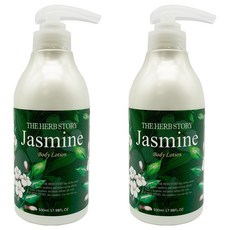 THE HERB STORY 茉莉花護理身體乳, 500ml, 2個