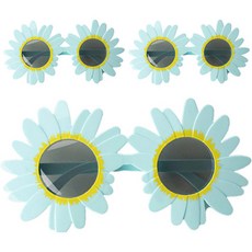 Ando Party 太陽花眼鏡, 3個, 天藍色