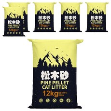 pet story 寵物物語 松木砂, 12kg, 6袋, 松木