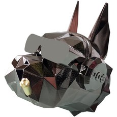 Belladox 拳師鬥牛犬 Bella 車用芳香劑 金屬黑 黑櫻桃, 1套, 水果/山茶