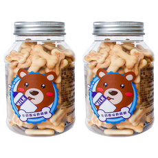 恩澤食品 牛奶風味骨頭餅, 140g, 2罐