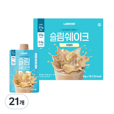 랩노쉬 슬림쉐이크 인절미, 45g, 21개