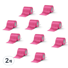 Daybyday 데이바이데이 밴드 7.5cm x 4.5m 핑크, 2개, 10개입