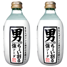 木村飲料 男人強碳酸水, 300ml, 2瓶
