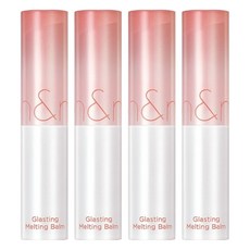 롬앤 글래스팅 멜팅 립밤, 06 카야 피그, 3.5g, 4개