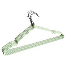 Craftsman In Storage 收納職人 北歐風不鏽鋼衣架 10入, 北歐紫/北歐綠/北歐白, 40cmX20cmX0.5cm, 1組