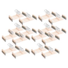 Market Plan 防滑塗層夾式褲架, 米色, 80個