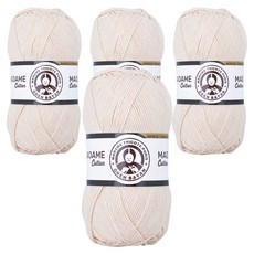 DIKTAS Madame Cotton棉質混紡毛線 2入, 029淡杏, 4個