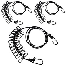 小麥購物 彈力曬衣繩 Y973 175g, 3條, 顏色隨機