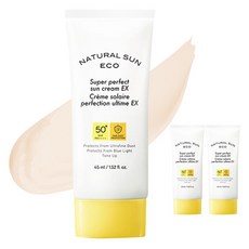 내추럴 선 에코 슈퍼 퍼펙트 선크림 EX F SPA50+ PA++++, 45ml, 3개