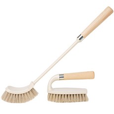 Saenghwalgongsik 木把多毛清潔刷 2入組, 木紋, 1組