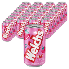 웰치스 스트로베리, 355ml, 30개