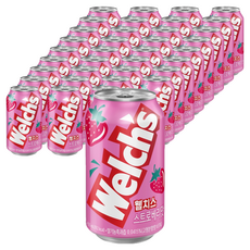 웰치스 스트로베리, 355ml, 36개