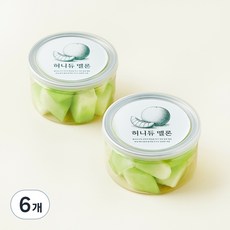 컷팅 허니듀 멜론, 200g, 6개