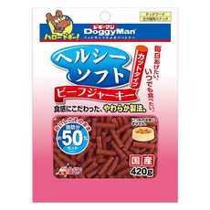 DoggyMan 多格漫 犬用健康低脂短切軟肉條, 牛肉, 420g, 1包