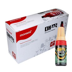 MONAMI 慕那美 方形筆尖油瓶魔法, 紅色的, 12件