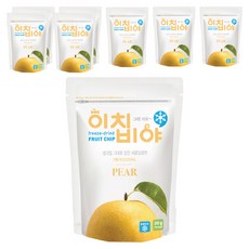 이치비야 동결건조 과일칩 배, 20g, 8개