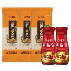 샘표 오리지날 진공소면 500g 3p + 비빔장 350g 2p, 1세트