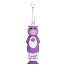 brush-baby 充電式聲波電動牙刷, 0-10歲, 單一商品, 河馬 歐菈, 1支