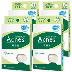 MENTHOLATUM 曼秀雷敦 Acnes 台灣公司貨 痘痘貼 金盞花 綜合型, 26片, 4盒