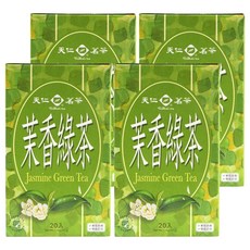 天仁茗茶 茉香綠茶, 2g, 20包, 4盒