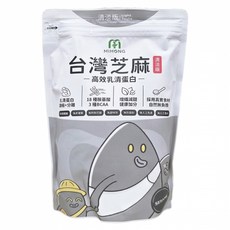 MIHONG 米鴻生醫 高效乳清蛋白 台灣芝麻 清淡版, 500g, 1袋