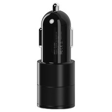 아이엠듀 시거잭 차량용 충전기 고속 C타입 퀵차지 3.0 PCH2, 블랙