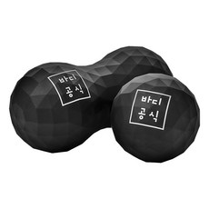 Babigongsik 鑽石按摩雙球+單球 2入, 黑色, 1套