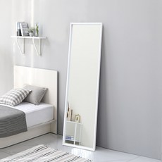 德科傢俱 全身鏡 400 x 1500 mm, 白色