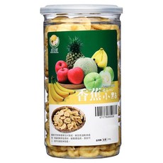 Global Garden 盛花園 香蕉脆片小點 新鮮蔬果低溫處理 全素食 無添加任何化學成份, 210g, 1罐