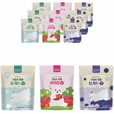 오늘도 동결건조 크림치즈큐브18g 3종 세트, 플레인 4p, 딸기 4p, 블루베리 4p, 1세트